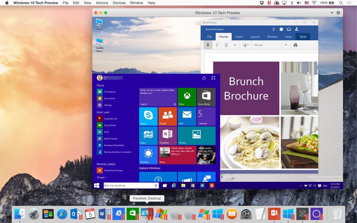 Windows 10 Parallels Mac