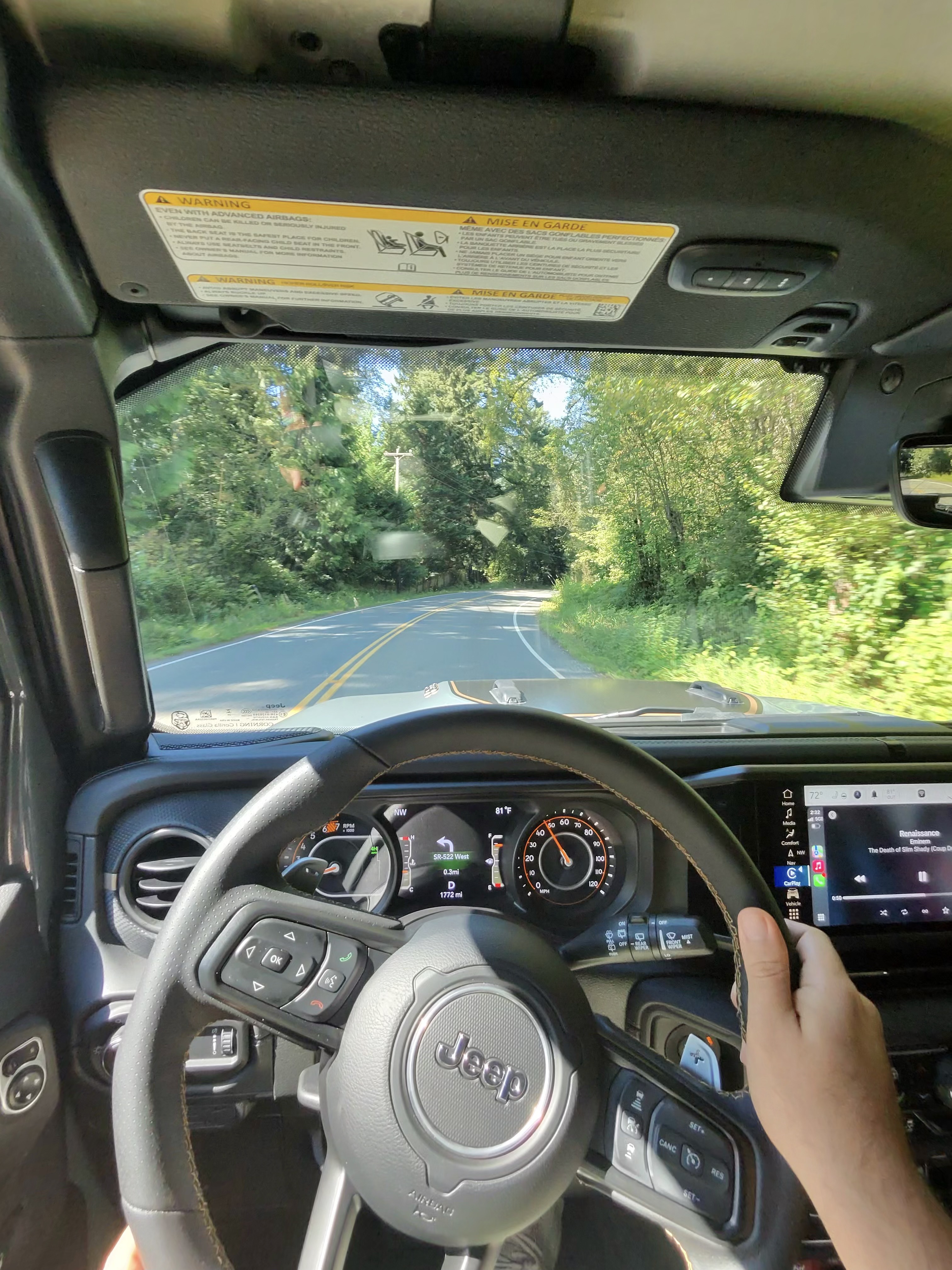 Rubicon 392 interior