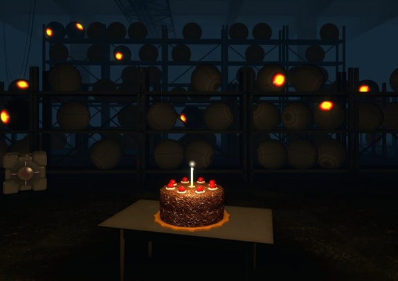 Portal 2 cake