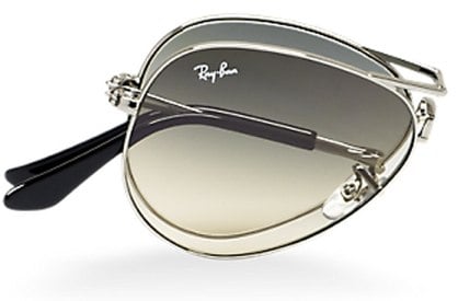 Ray-Ban foldable aviators