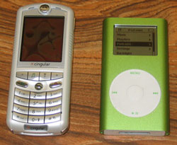 Motorola ROKR vs iPod mini