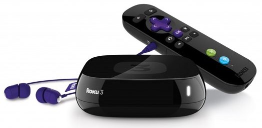 Roku 3 with Remote headphones