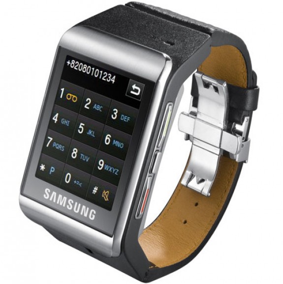 Samsung S9110 newest 2g watch phone has touchscreen