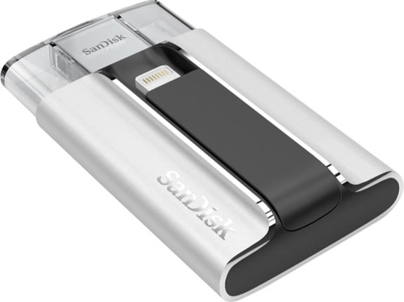 SanDisk Lightning flash storage ios