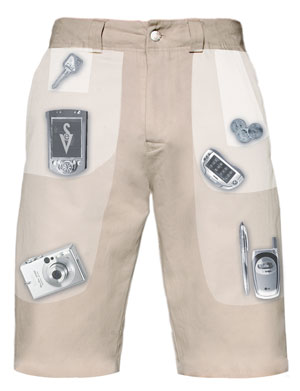 scottevest hidden cargo shorts