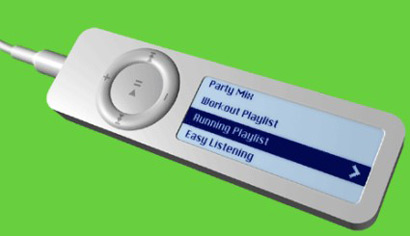 iPod shuffle screen