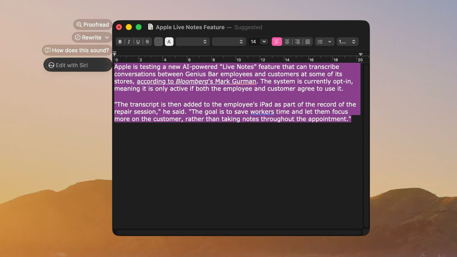 The new Siri app interface coming to macOS 27 and iOS 27