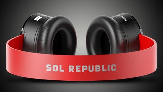 sol republic tracks headphones red