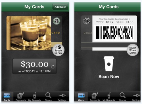 starbucks iphone payment