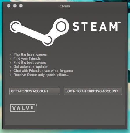 Steam for Mac Valve