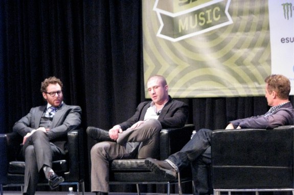 SXSW 2012 Downloaded Sean Parker Shawn Fanning