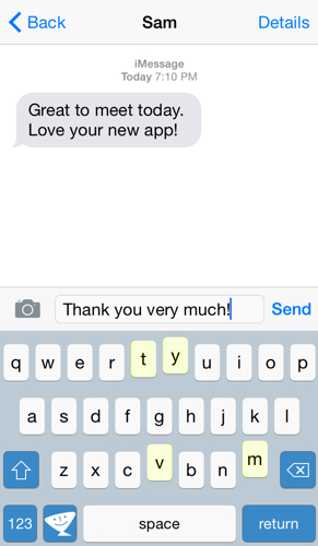 Textexpander touch keyboard