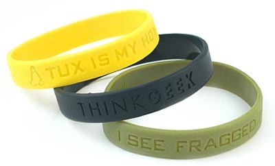 Black Livestrong Bracelet