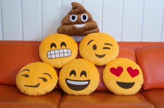 Throwboy Emoji Emoticon Pillows