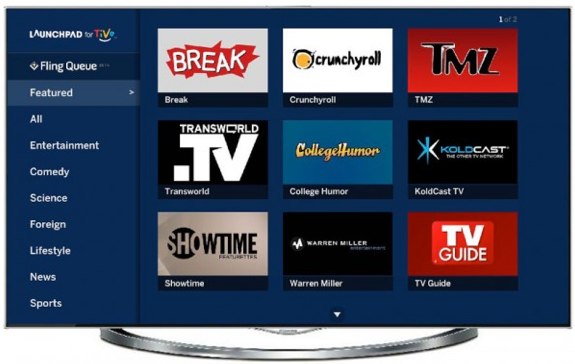 TiVo Flingo Launchpad