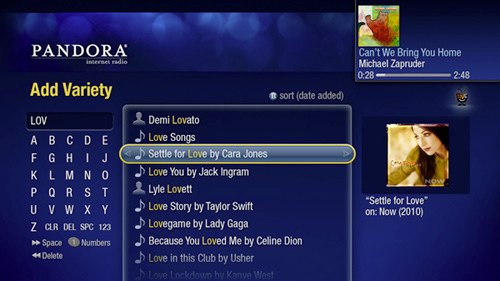 TiVo Pandora