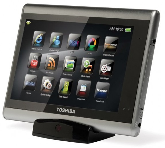 Toshiba's JournE touch tablet