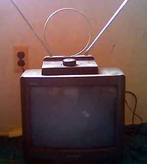 TV with antenna