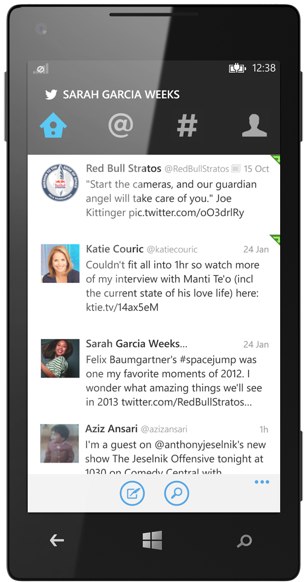 Twitter for Windows Phone update