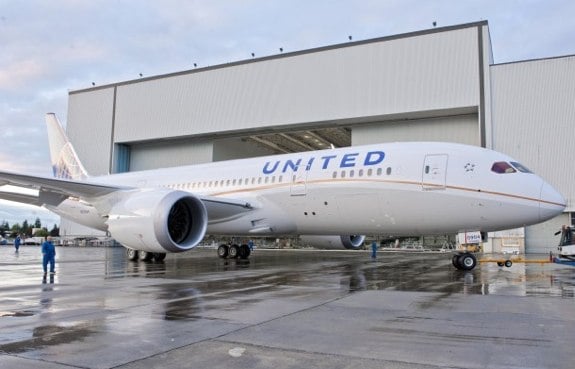 United Air Boeing 787 Dreamliner