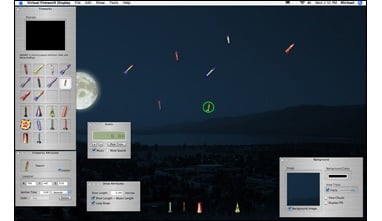 Virtual Fireworks Display