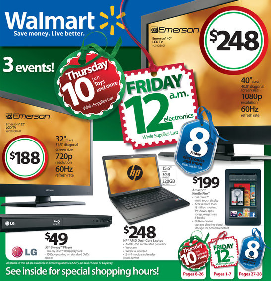 Walmart Black Friday 2011 ad