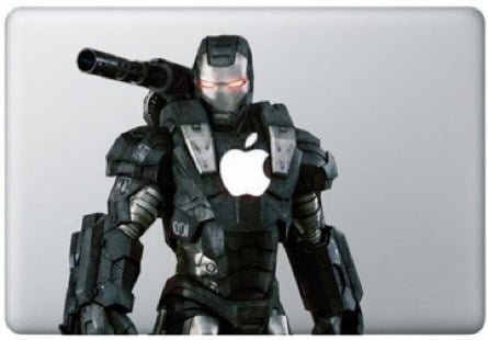 War Machine Macbook Decal