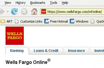 Wells Fargo Screenshot