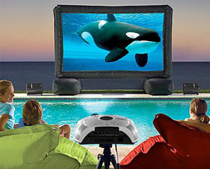 FrontGate Inflatable Home Theater