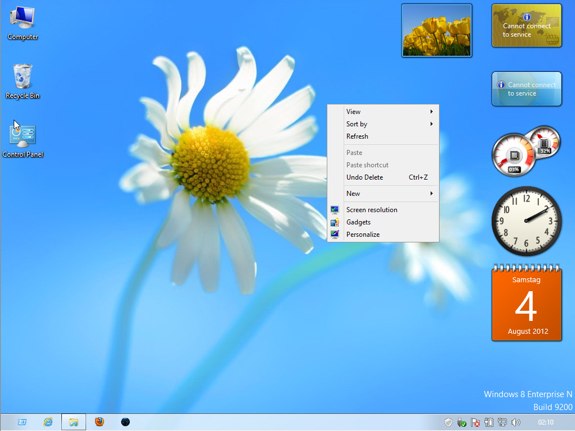 Windows 8 desktop