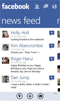 Windows Phone 8 Facebook