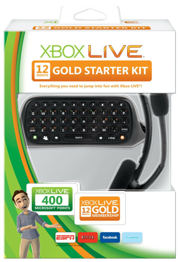 xbox 360 12 month messenger starter kit sale