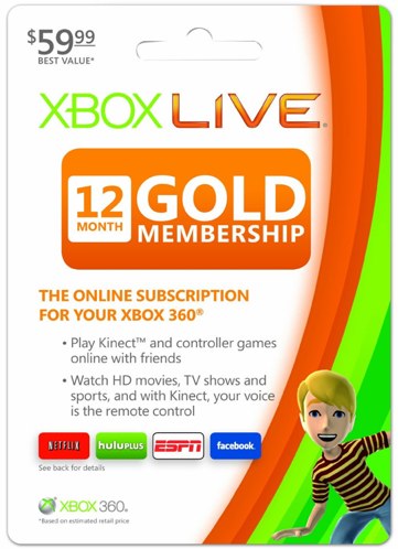 Xbox Live 12 month deal