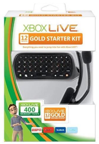 xbox live gold starter kit sale