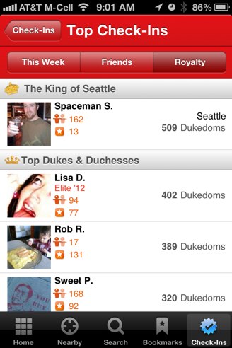 Yelp check-in ios 6 maps