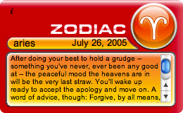 Zodiac Widget