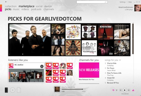 Zune Picks