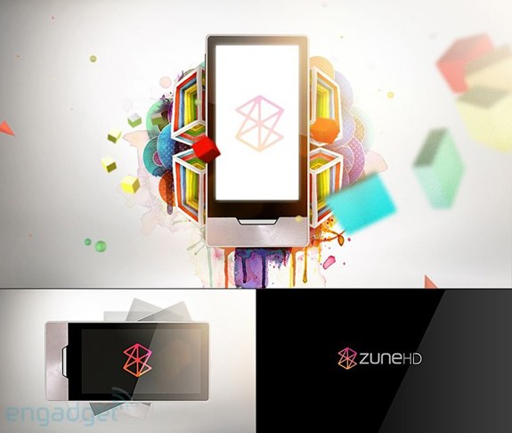 The Zune HD, an enhanced and advanced version of the Zune devices, 