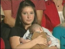 Bristol Palin and baby