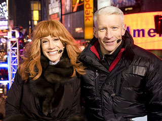 Kathy Griffin and Anderson Cooper in 2011