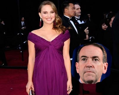 Natalie Portman, Mike Huckabee