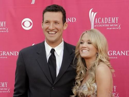 Tony Romo and Carrie Underwood