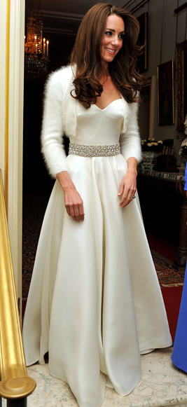 Kate Middleton Reception Dress