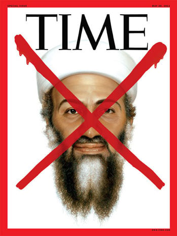 Time magazine - Osama bin Ladin red X