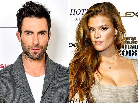 Adam Levine and Nina Agdal