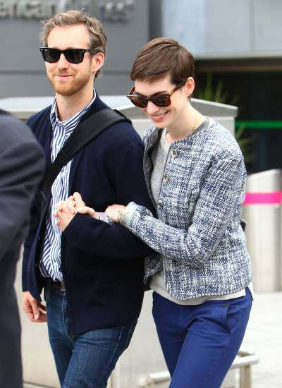 Adam Shulman and Anne Hathaway