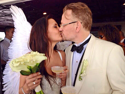 Allegra Riggio and Jared Harris