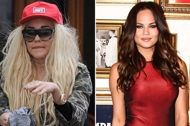 Amanda Bynes and Chrissy Teigen