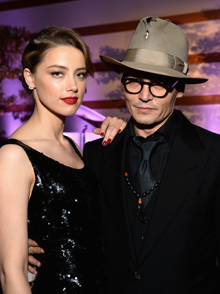 Amber Heard and Johnny Depp