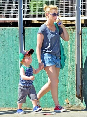 Amy Poehler and her son